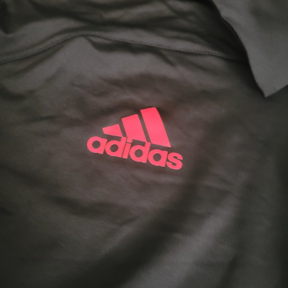 Rutgers Scarlet Knights Adidas Tech Polo Football Coach Shirt Black GE1748 XL 2X - Picture 3 of 8